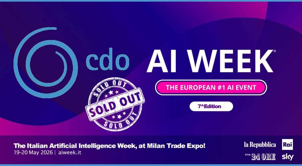AI Week 2026, 19 - 20 Maggio 2026 - SOLD OUT